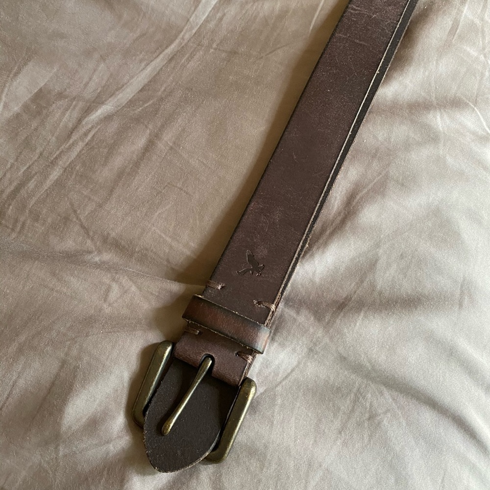 American eagle leather belt